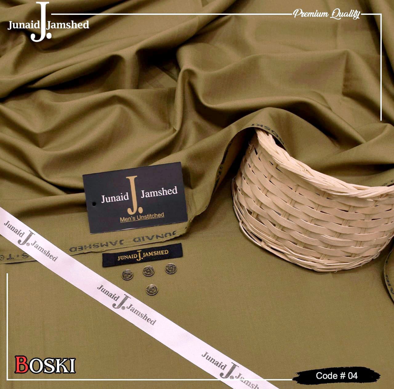 Boski Wash & Wear Unstitched Men's Suit