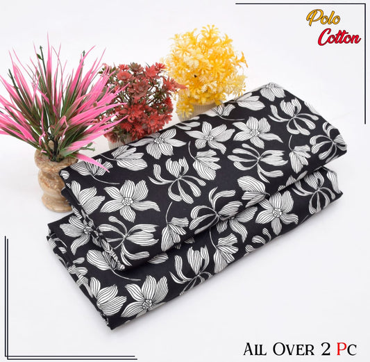 POLO COTTON PRINTED 2PC [ SALE OFFER ]