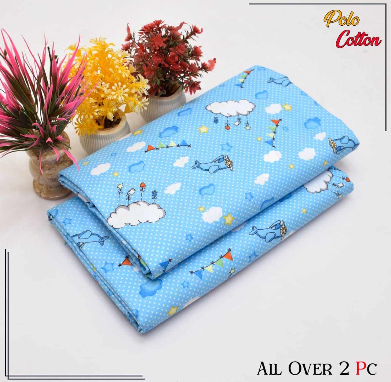 POLO COTTON PRINTED 2PC [ SALE OFFER ]