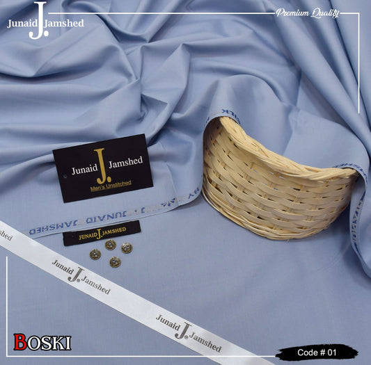 Boski Wash & Wear Unstitched Men's Suit
