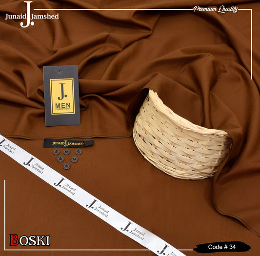 Boski Wash & Wear Unstitched Men's Suit
